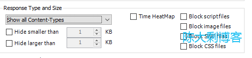 响应类型和大小